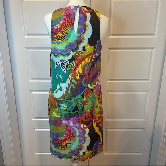 Lauren Ralph Lauren Crepe Shift Dress Floral Size 4 - Picture 4 of 12